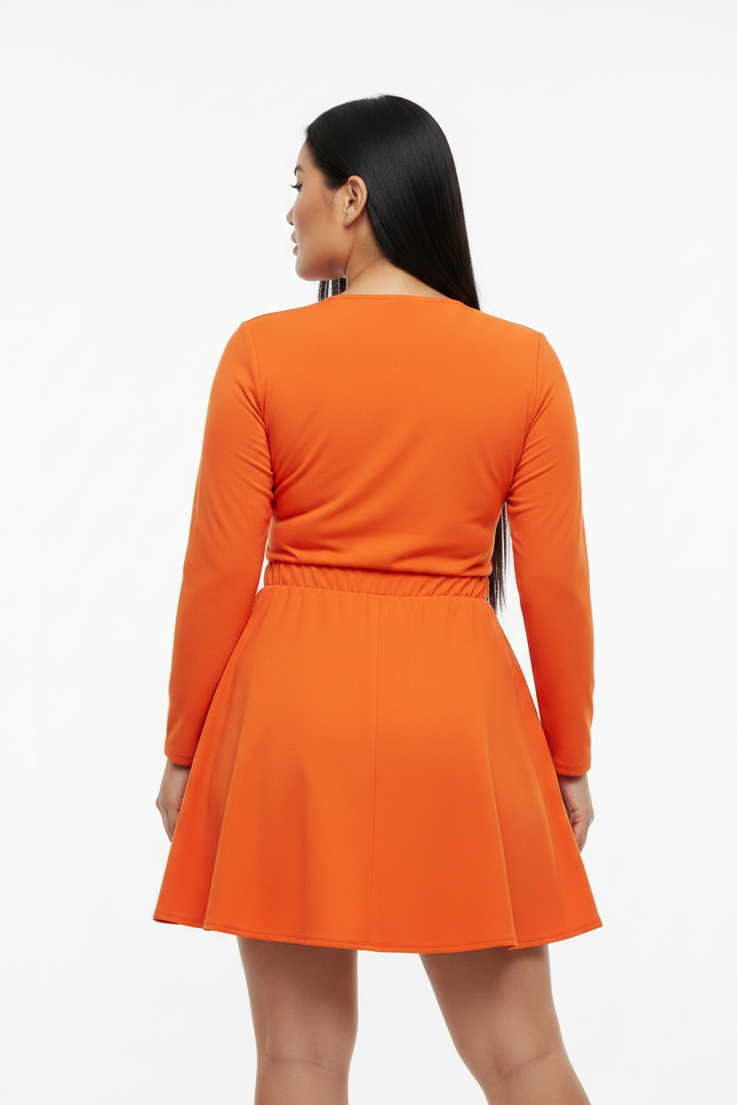 Sunset Wild Dress - back view