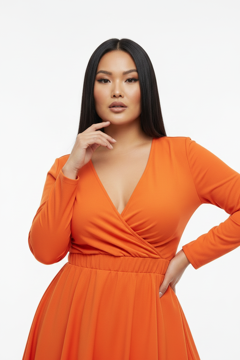 Sunset Wild Dress - detail view