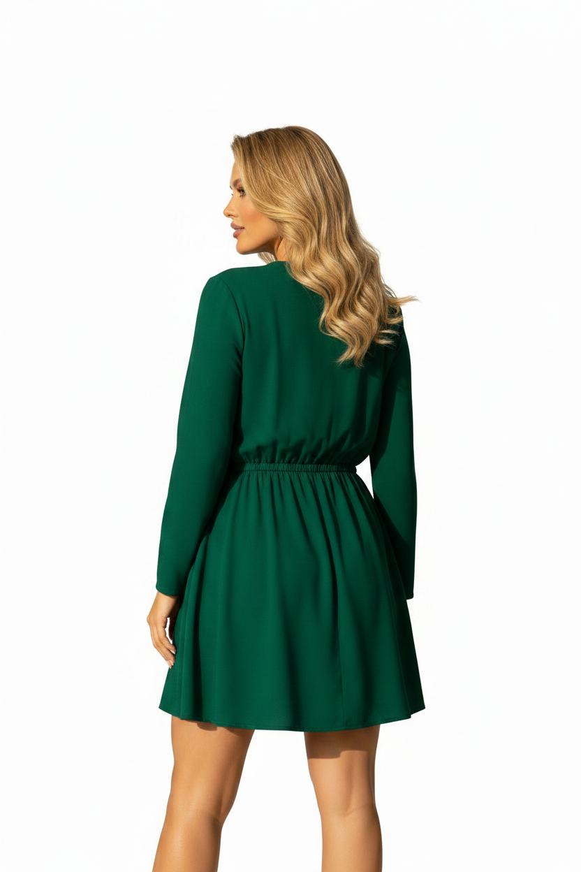 Emerald Wild Dress - back view